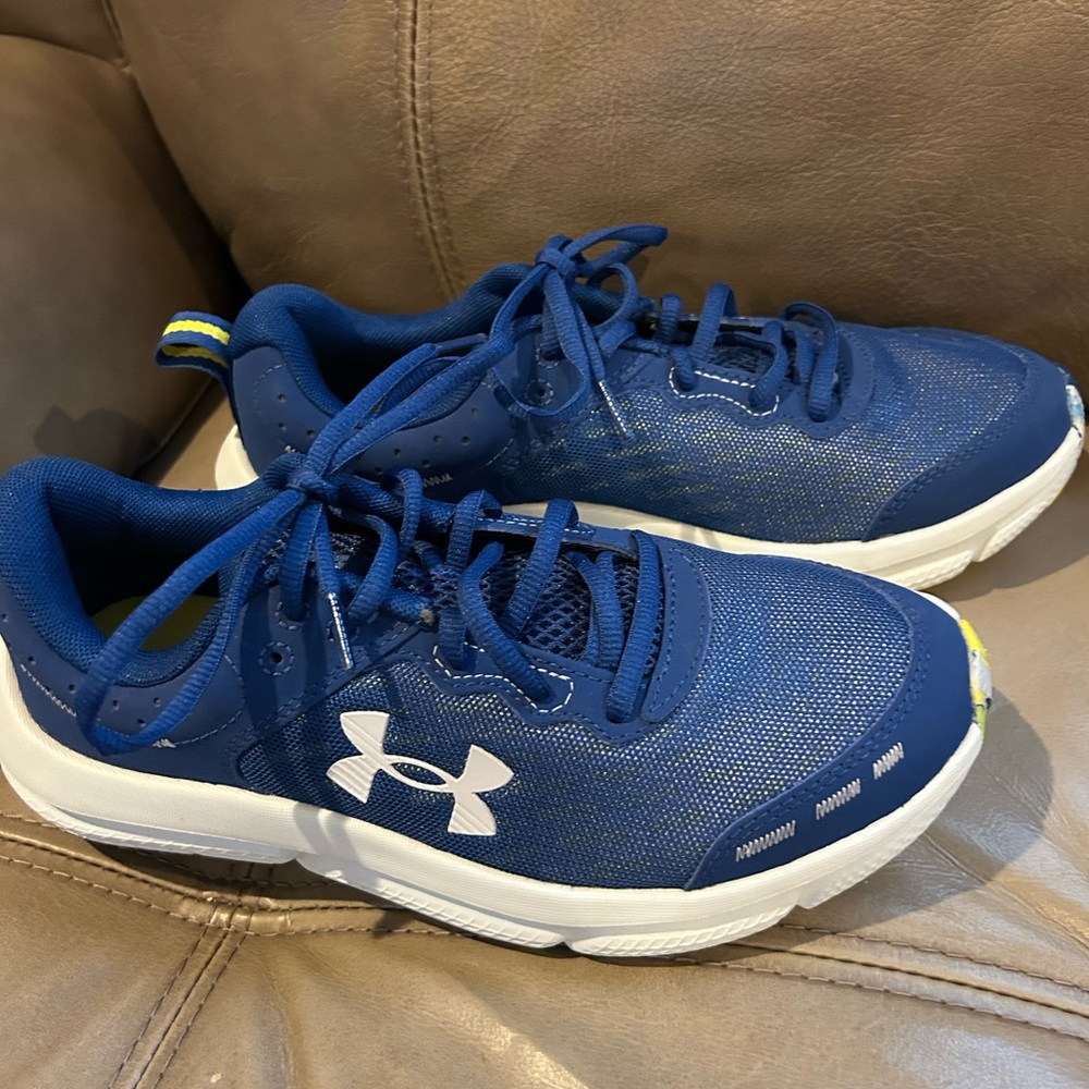 Boys Under Armour Blue Athletic Shoes